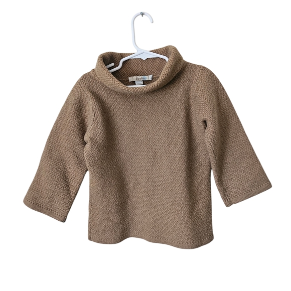 Boden Other - Boden Girls Wool Cotton Blend Tan Textured Knit Cozy Sweater, Size 4